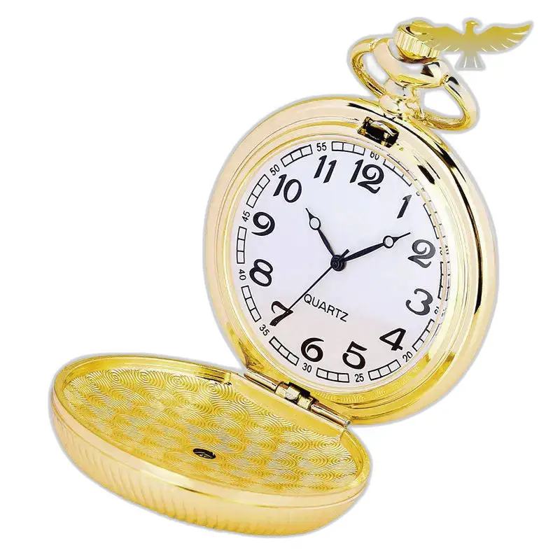 Emerald Gold Luxury Fick Watch Silver Flowers med öppet lock