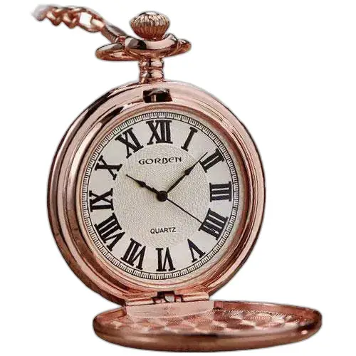 Hunter Rose Gold Quartz fickur med elegant roségulddesign