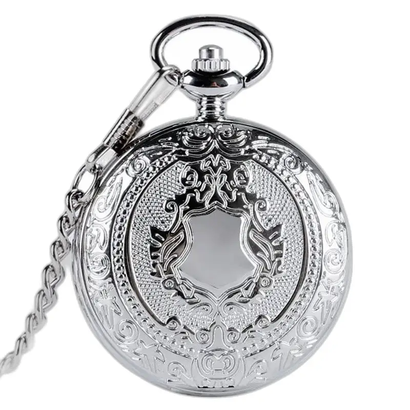 Royal Silver Case Chasseur Chic fickur med utsmyckad silverkedja
