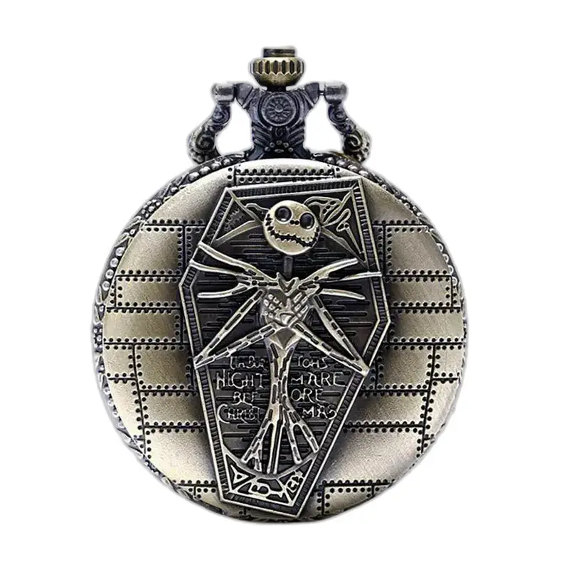 Nightmare Before Christmas Halsbandsklocka i brons med Jack Skellington