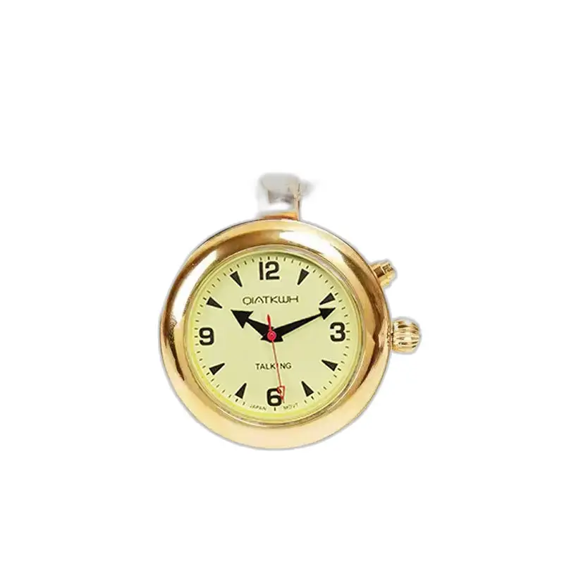 Chic Gold Automatic Luxury Halsband Watch med Elegant Gold Pocket Watch