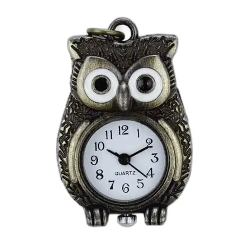 Elegant och original Owl Necklace Watch med ugglehänge