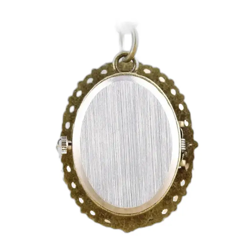Horoskop Halsband Watch 12 stjärntecken i brons med filigran ovalt hänge