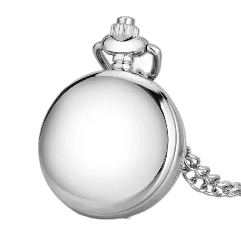 Vintage Marilyne Monroe Quartz Halsbandsklocka med elegant silverkedja
