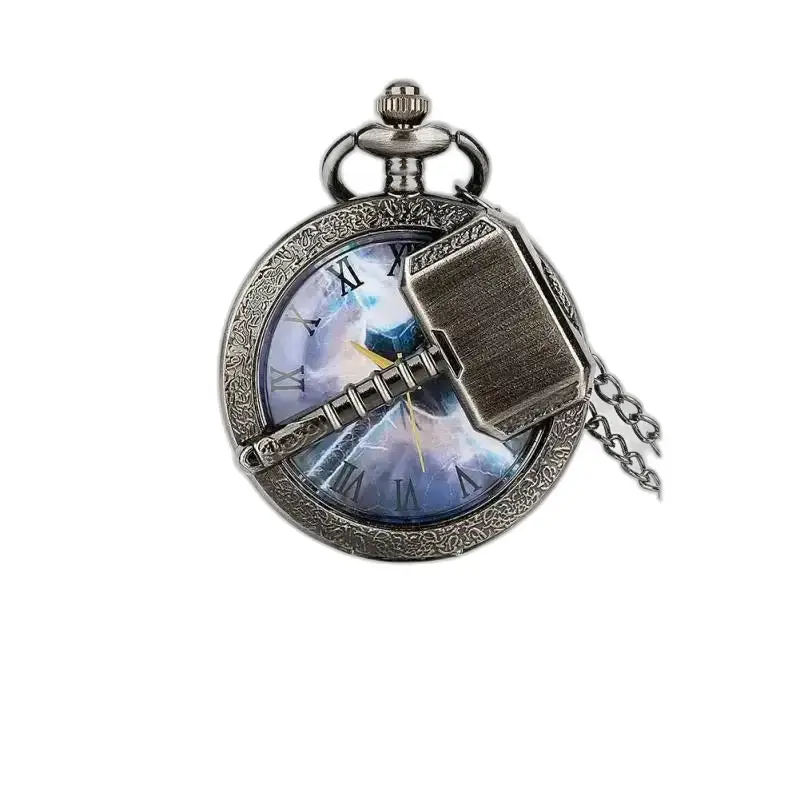 Thor's Hammer Quartz Halsbandsklocka för kvinnor med Thor-inspirerad design