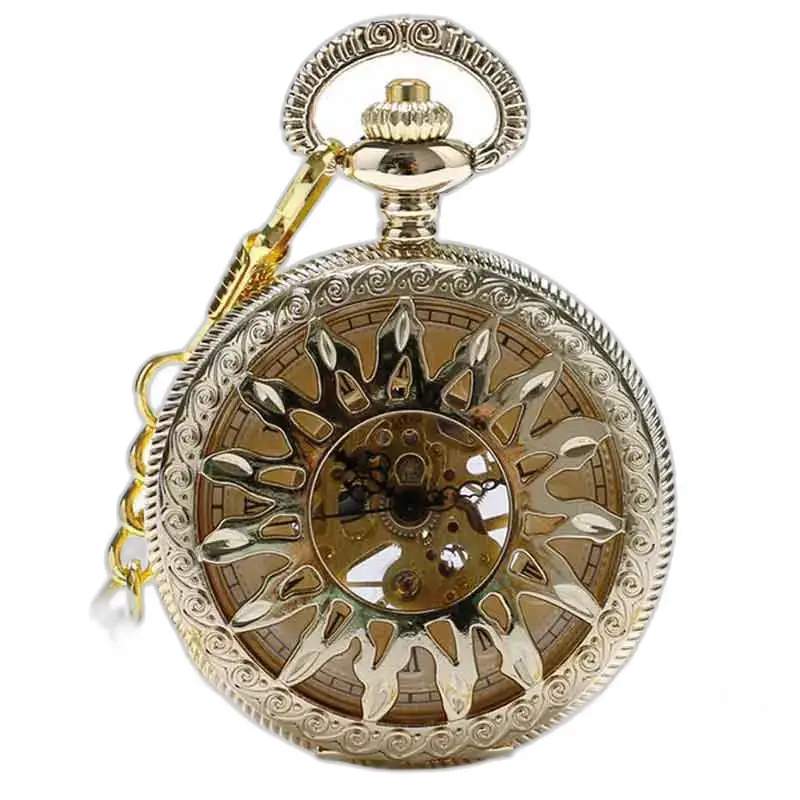 Lyxig diamantfickur med bländande guld diamantdesign