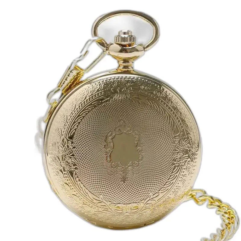Lyxig Gold Topaz kil fickur med elegant kedja