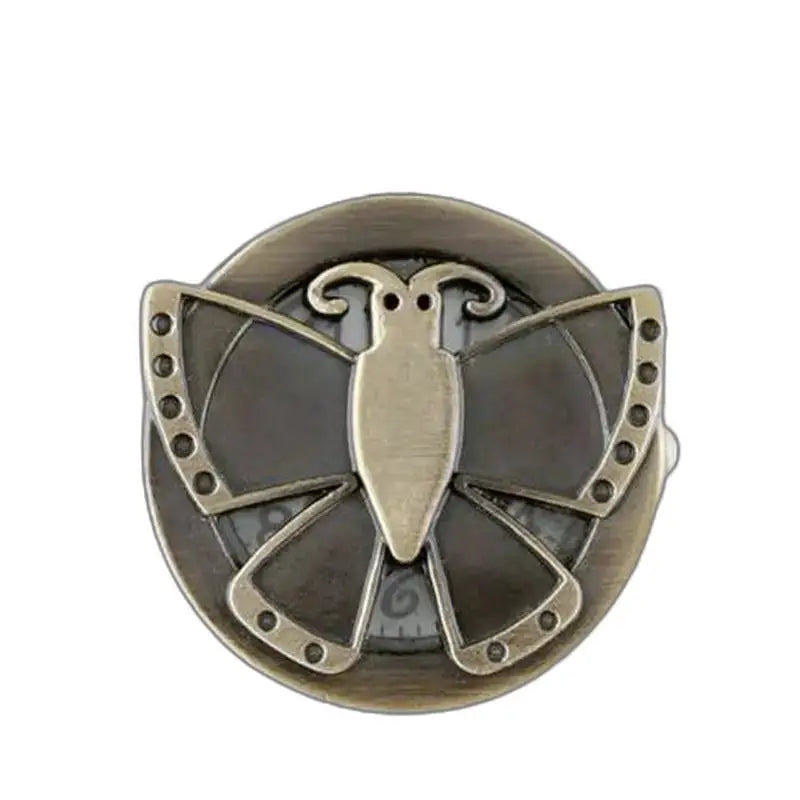 Vintage brons fjärilsbrosch, steampunk-tillbehör för elegant fjärilsklocka