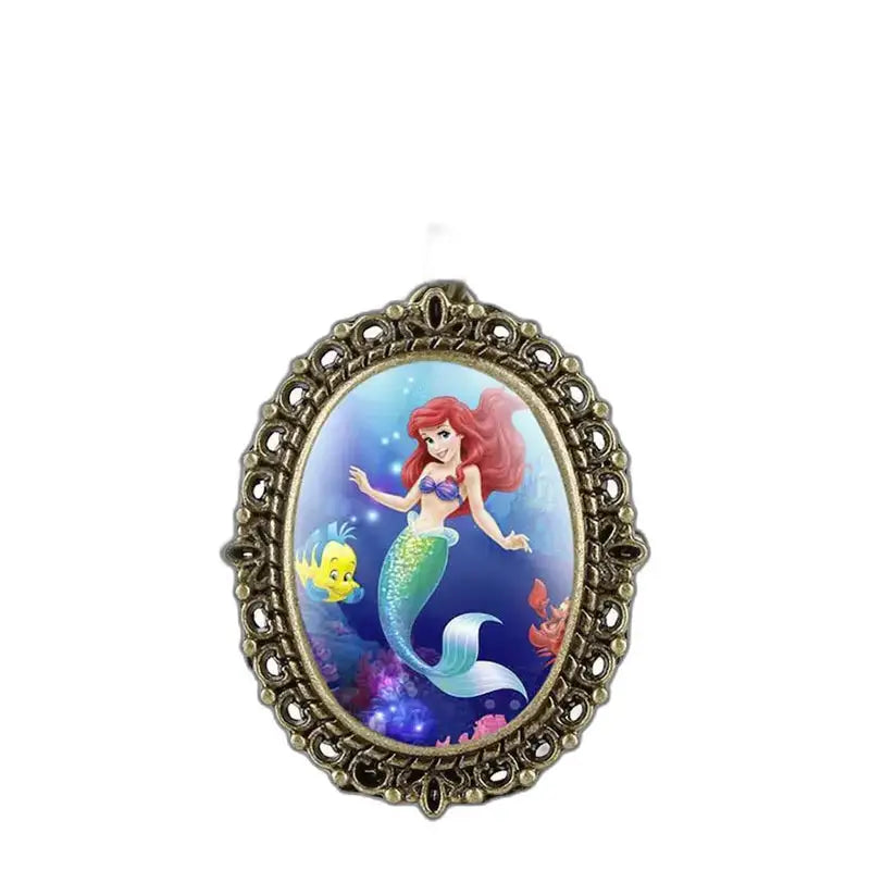 Brons Ariel hänge på hängande klocka, elegant och unik fantasistil