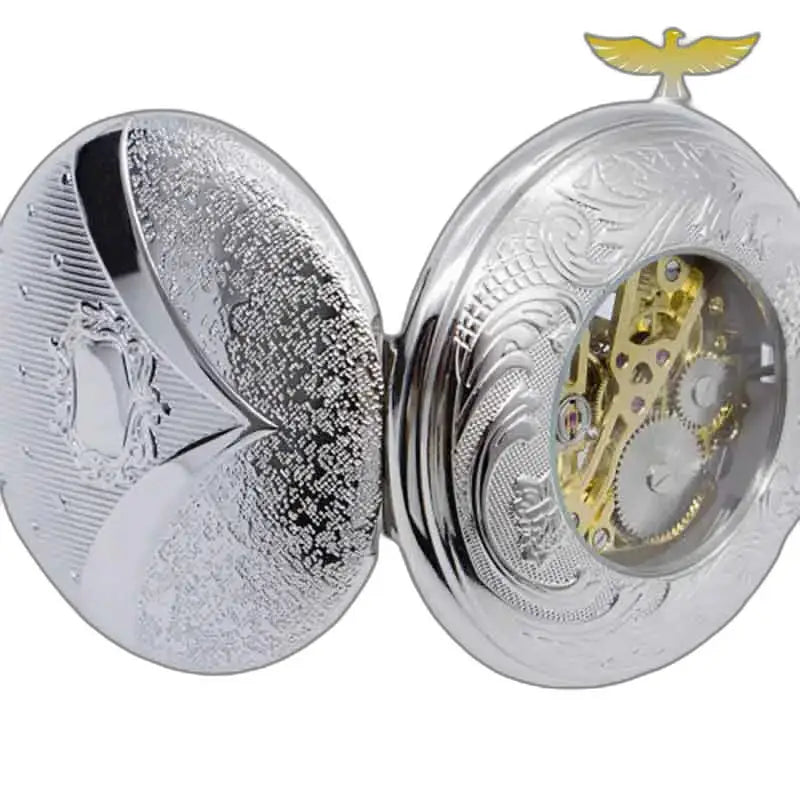 Nymphe Luxe Damfickur med synlig mekanism i silver