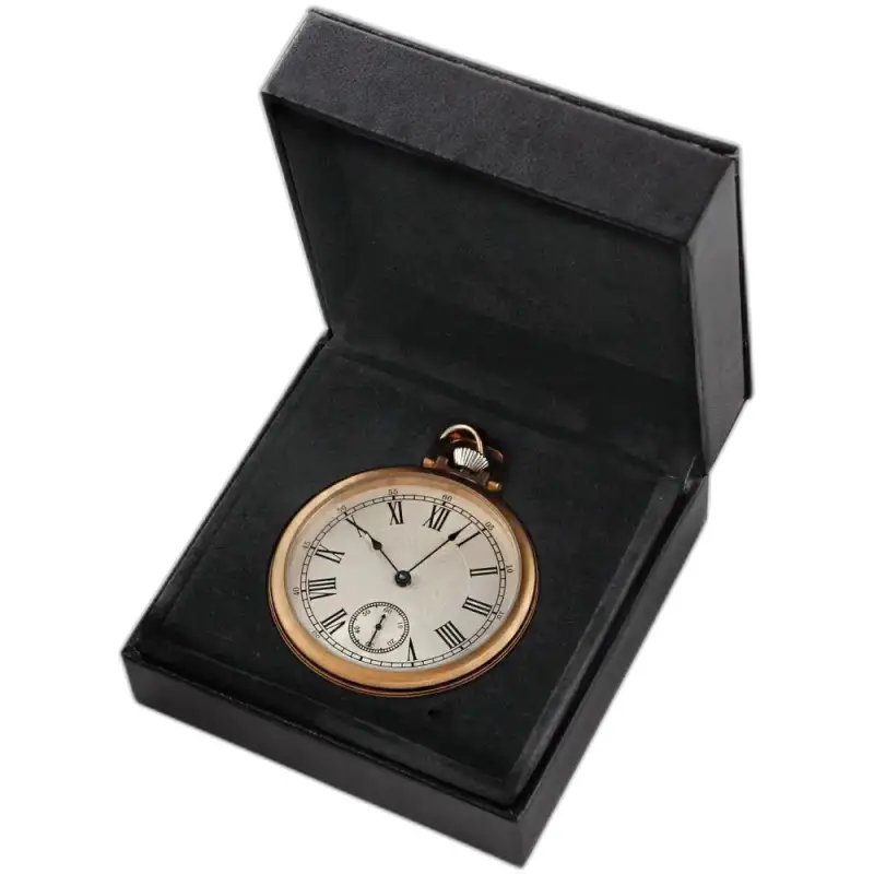 Montre à gousset Élégant mirror Or dans une boîte noire élégante